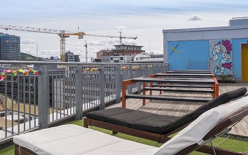 Takterrasse Foto